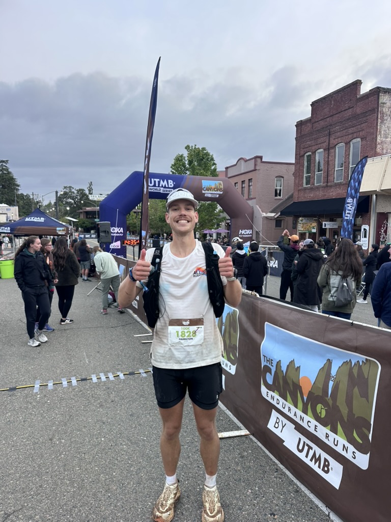 After finishing Canyons 100k