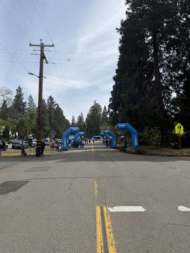 Looking back up at Foresthill