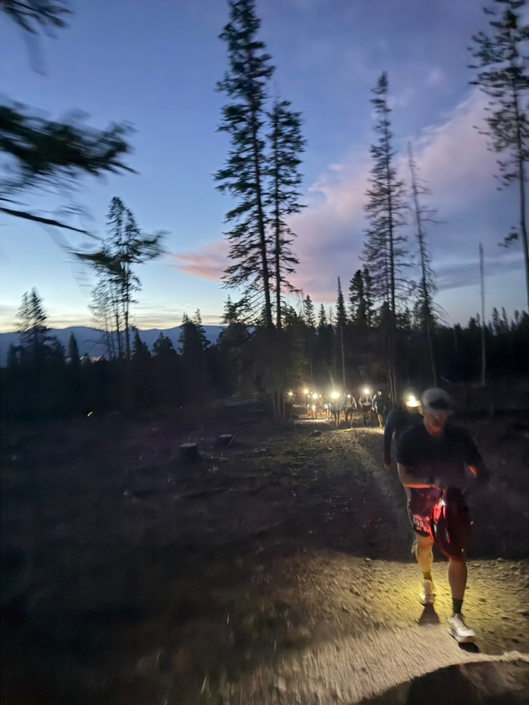 Sunrise on the way to Carter Summit